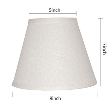 Elegant Tootoo Star White Small Lamp Shade 5x9x7