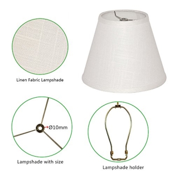 Elegant Tootoo Star White Small Lamp Shade 5x9x7