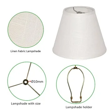 Elegant Tootoo Star White Small Lamp Shade 5x9x7