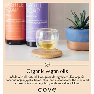 Cove Unscented Castile Soap with Organic Oils 1L