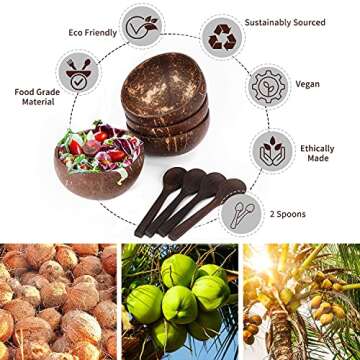Gute Coconut Bowls - Natural & Eco-Friendly Dinnerware