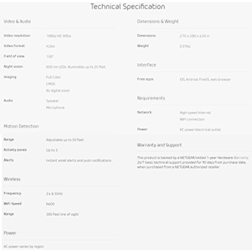Arlo Q Plus 1080p HD Security Camera with Night Vision