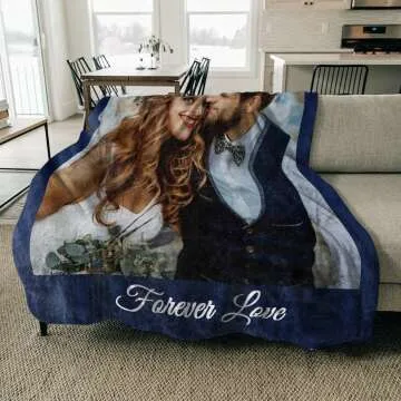 Custom Photo Blankets for Couples - Unique Gifts