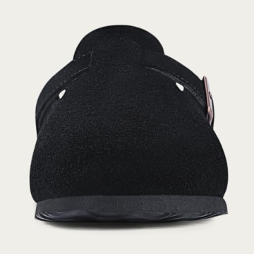 KIDMI Women's Suede Clogs with Arch Support