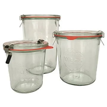 WECK Mold Jar Combo Packs - Durable Glass Storage Jars
