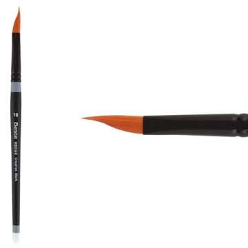 Creative Mark Beste Golden Taklon Wedge 10 Artist Brush, Professional Watercolor Brushes, Large Pain...