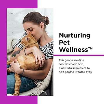 Nutri-Vet Eye Rinse for Cats - Gentle Formula Removes Debris - Helps Reduce Irritation and Prevent Tear Stains - 4oz