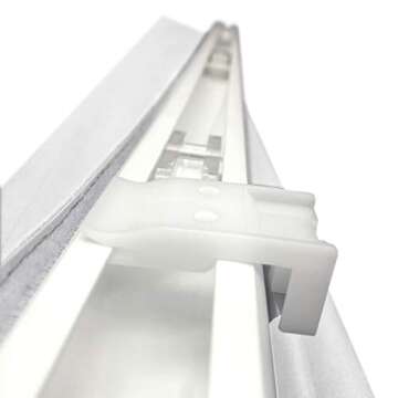 Arlo Blinds Thermal Room Darkening Fabric Roman Shades, Color: White, Size: 34.5" W X 72" H, Cordless Lift Window Blinds