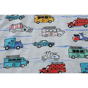 Boys Cute Car Athletic Short Sets for Summer Fun