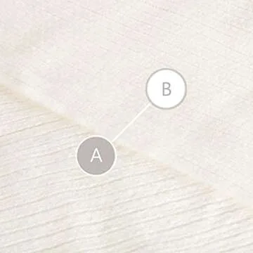 NTBAY Acrylic Knitted Throw Blanket, Lightweight and Soft Cozy Decorative Woven Blanket with Tassels for Travel, Couch, Bed, Sofa, 51x67 Inches, White Striped