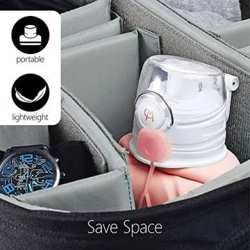 Buy CHICMODA Collapsible Water Bottle - Portable & Leak Proof