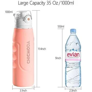 Buy CHICMODA Collapsible Water Bottle - Portable & Leak Proof
