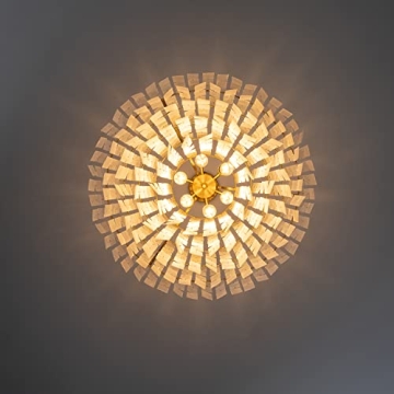 Capiz Shell Chandelier for Modern Coastal Elegance