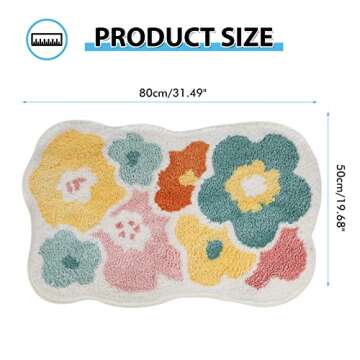 Cielobra Bath Mat, Extra Soft, High Absorbent, Non-Slip Plush Shaggy Bath Carpet, Machine Washable, ...