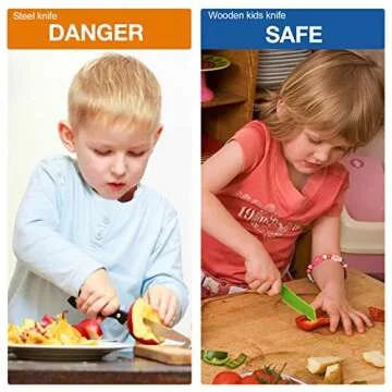 Kids Safe Knife Set for Real Cooking Adventures