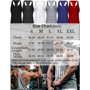 Babioboa Men's Workout Tank Tops 3 Pack Athletic Sleeveless Muscle Shirts Quick Dry Training Gym Activewear