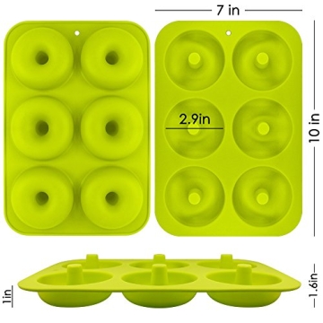 Healthy Baking Silicone Donut Molds Set for All Occasions