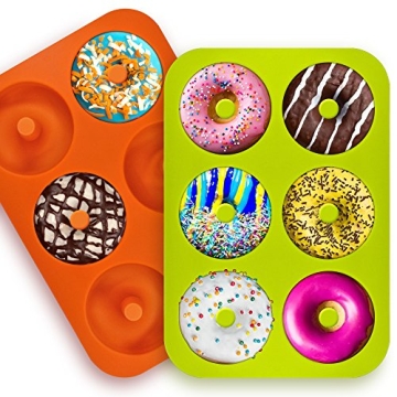 Healthy Baking Silicone Donut Molds Set for All Occasions
