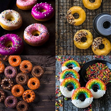 Healthy Baking Silicone Donut Molds Set for All Occasions