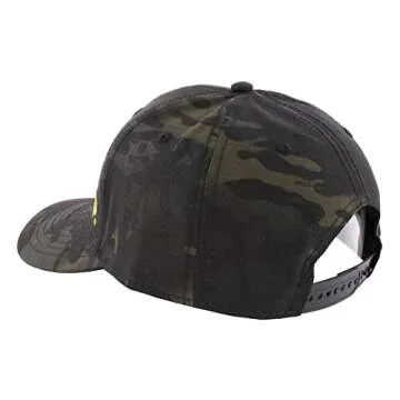 Jeep Text Logo Low Profile Trucker Hat Black Camo/Green Hat