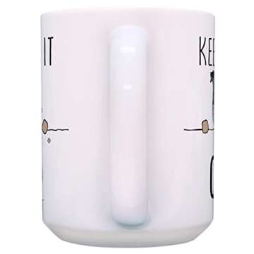 ThisWear Keepin' It Coo Pigeon Coffee Mug - 15oz Ceramic with Handle