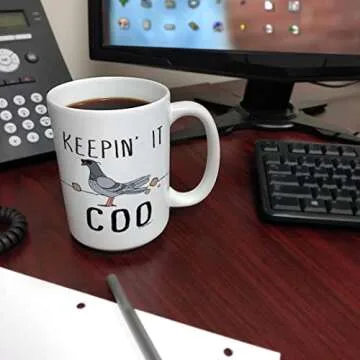 ThisWear Funny Pigeon Mug 15oz Ceramic Coffee Mug