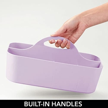 mDesign Portable Organizer Caddy for Home Storage Solutions