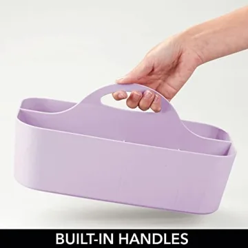 mDesign Portable Organizer Caddy for Home Storage Solutions