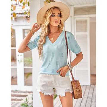 Trendy Arach&Cloz Women’s Summer Tops for Work & Casual