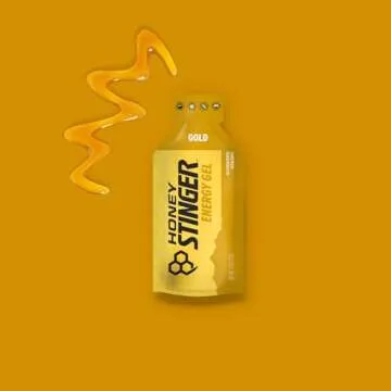 Honey Stinger Gold Energy Gel | Gluten Free & Caffeine Free | for Exercise, Running and Performance | Sports Nutrition for Home & Gym, Pre and Mid Workout | 24 Pack, 26.4 Ounce