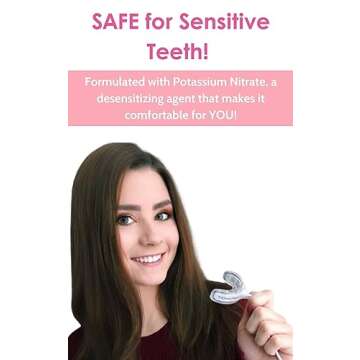 Novashine Teeth Whitening Kit: LED Light & Gel For Bright Smiles