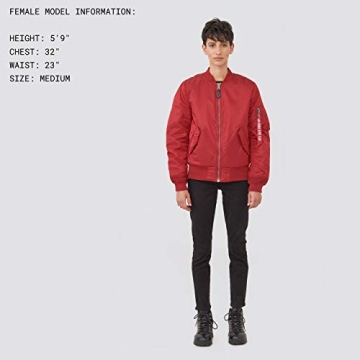 Stylish Alpha Industries Women's MA-1 Flight Jacket
