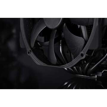 Noctua NH-D15 chromax.Black, Dual-Tower CPU Cooler (140mm, Black)