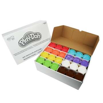 Play-Doh Bulk Pack of 48 Cans, 6 Sets of 8 Modeling Compound Colors, 3oz, Back to School Gifts & Prizes for Students & Classroom, Preschool Toys for Kids, Ages 2+ (Amazon Exclusive)