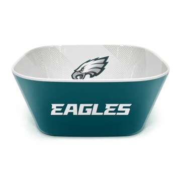 YouTheFan NFL Philadelphia Eagles Large Party Bowl