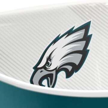 YouTheFan NFL Philadelphia Eagles Large Party Bowl