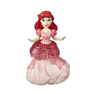 Disney Princess Doll Set - 6 Collectible Toys for Kids
