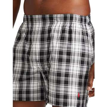 Classic Cotton Woven Boxers 3-Pack by POLO Ralph Lauren