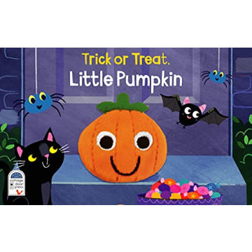 Trick Or Treat Little Pumpkin Finger Puppet Book for Kids