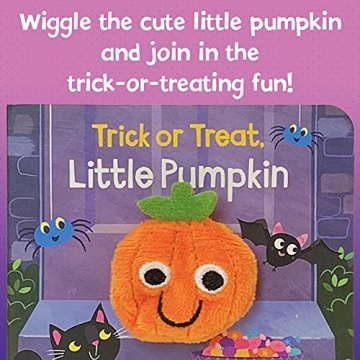 Trick Or Treat Little Pumpkin Finger Puppet Book for Kids