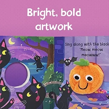 Trick Or Treat Little Pumpkin Finger Puppet Book for Kids