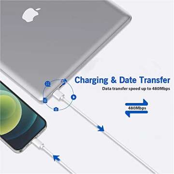 Fast iPhone Charger with Lightning Cable for Quick Charging