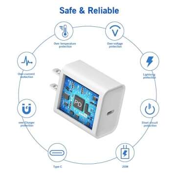Fast iPhone Charger with Lightning Cable for Quick Charging