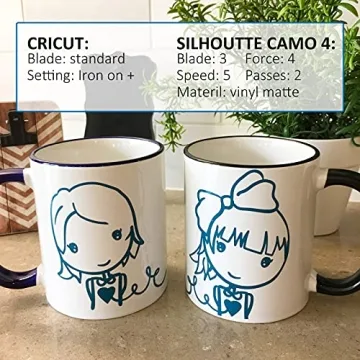 Lya Vinyl 65 Pack Permanent Adhesive Vinyl Sheets for Crafting