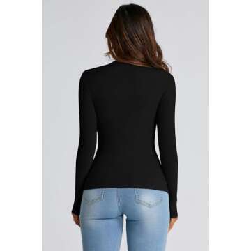 PRETTYGARDEN Womens Fall Y2K Going Out Crop Tops Long Sleeve Mock Neck Ruched Slim Fitted Basic Trendy Casual T Shirts Blouse (Black,Small)