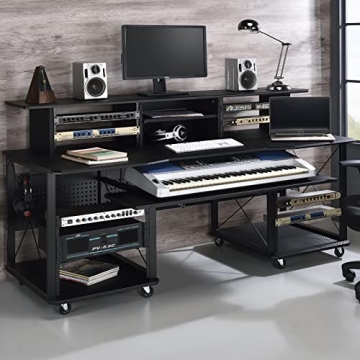 Durable Acme Music Desk with Wheels for Creative Workspaces