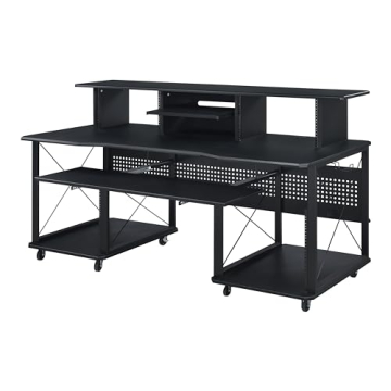 Durable Acme Music Desk with Wheels for Creative Workspaces