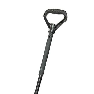 Suncast 11-Inch Automotive Snow Shovel, Compact and Lightweight Snow Removal Tool for Cars, Driveways, and Pathways, Adjustable Handle