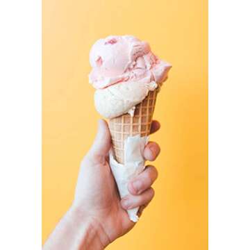 Bakto Flavors Ice Cream Natural Flavors Collection - Chocolate, Strawberry, Vanilla, Banana, Butter Pecan, Coconut