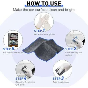 DOBYONE Nano Sparkle Cloth for Car Scratch,Nano Sparkle Cloth Car Scratches Remover Nanosparkle Clot...